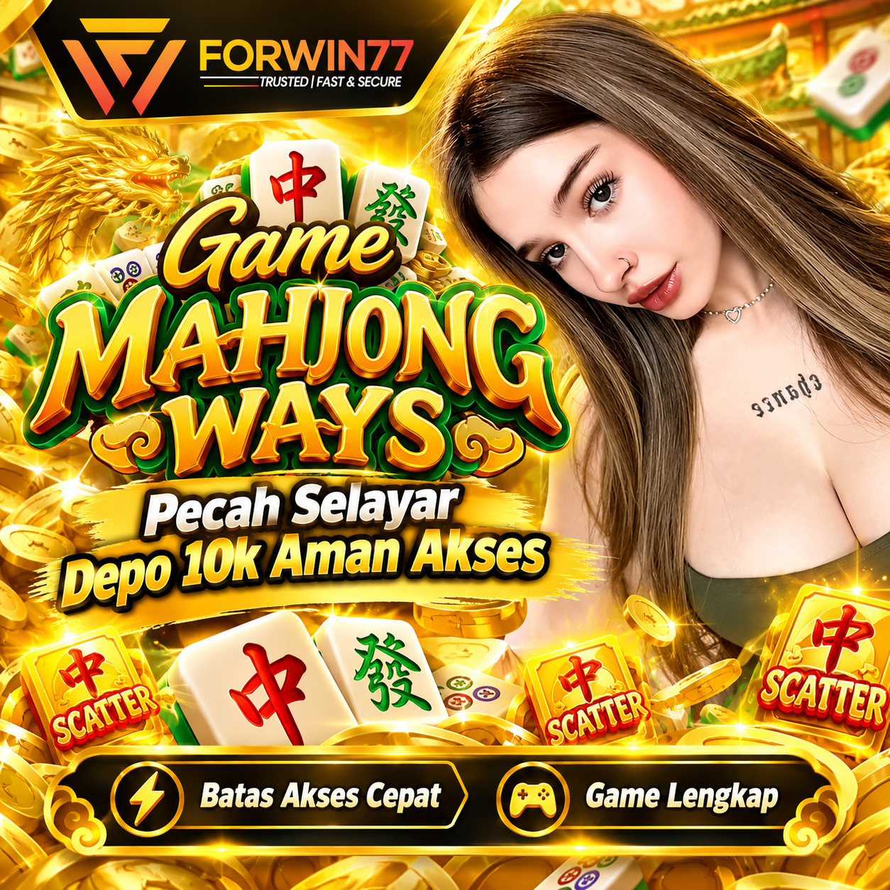 FORWIN77 | Game Mahjong Ways Pecah Selayar Depo 10k Aman Akses image 1