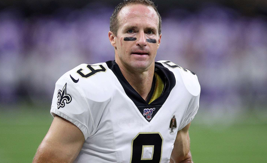 drew brees makes his nbc debut, internet amazed by his new hair